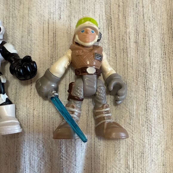 Imaginext Hasbro Star Wars Figure 2014 - Hoth Luke Skywalker And Storm Trooper - Picture 2 of 7